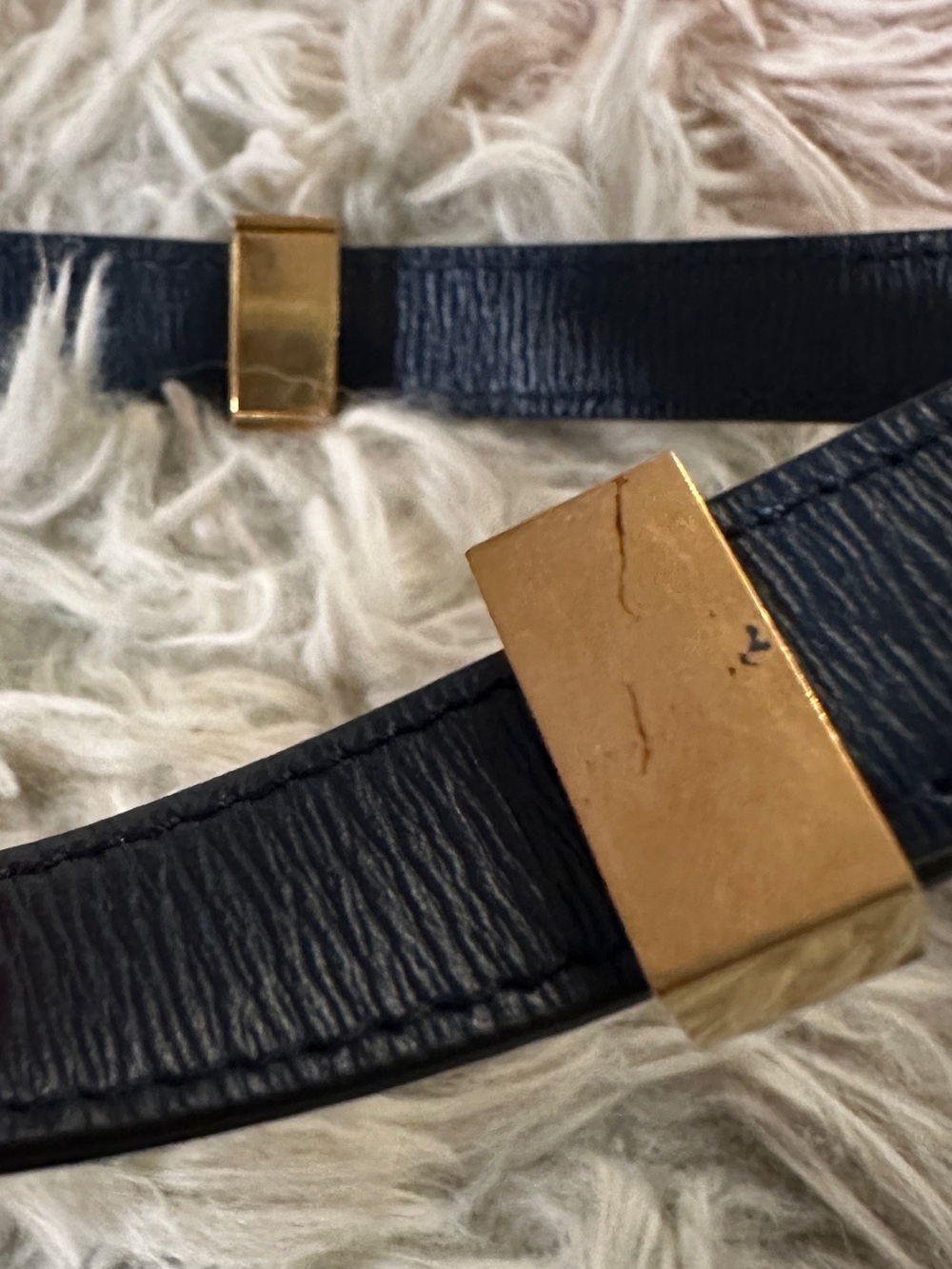 Celine Classic Box Medium Shoulder Leather Bag in Blue - Picture 8 of 16